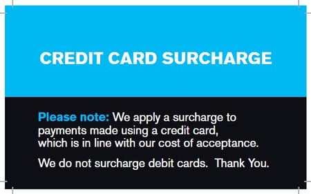 Tips for applying a credit card surcharge